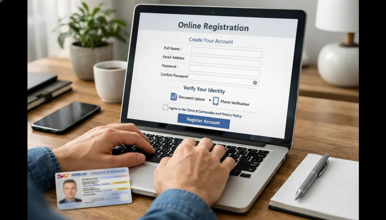 Aanmelden bij een bookmaker stap voor stap